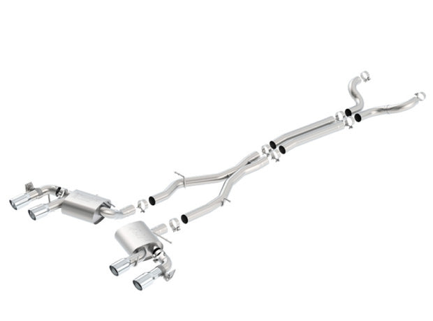 Borla S-Type Cat-Back Exhaust System for 2017-2023 Chevrolet Camaro ZL1 6.2L V8 with NPP Valves