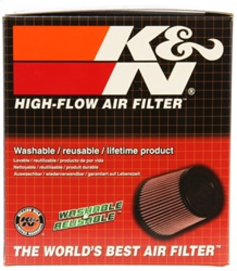 K&N Engineering Universal Clamp-On Air Filter 3 Inch Flange / 5 Inch Base / 4-1/2 Inch Top / 5 Inch Height