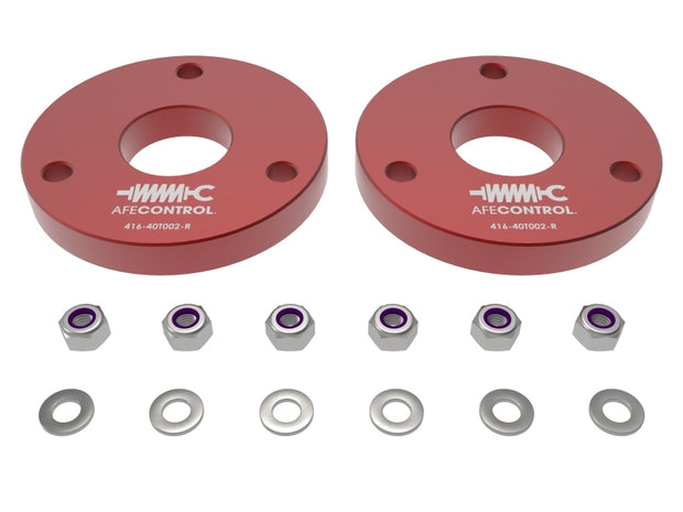 aFe CONTROL 1.25 Inch Leveling Kit for Chevrolet Colorado ZR2 / GMC Canyon AT4X 2023-2024 with Red Anodized Finish