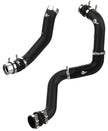 aFe BladeRunner Black 3-inch Aluminum Charge Pipe Kit for 2020-2021 GM Duramax Diesel Trucks L5P