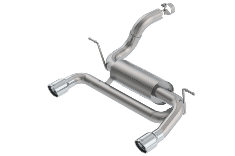 Borla ATAK Axle-Back Exhaust System for 2018-2026 Jeep Wrangler JL/JLU 2.0L Turbo with 3.5-inch Tips