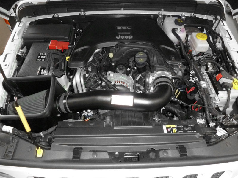 K&N Engineering Blackhawk Performance Cold Air Intake Kit for 2018 Jeep Wrangler JL V6-3.6L F/I