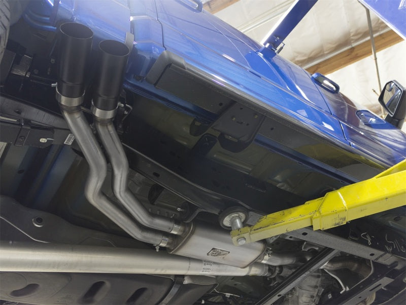 aFe Rebel Series Dual Center Exit Cat-Back Exhaust System for Jeep Wrangler (JK) with 3.6L/3.8L V6 Engines