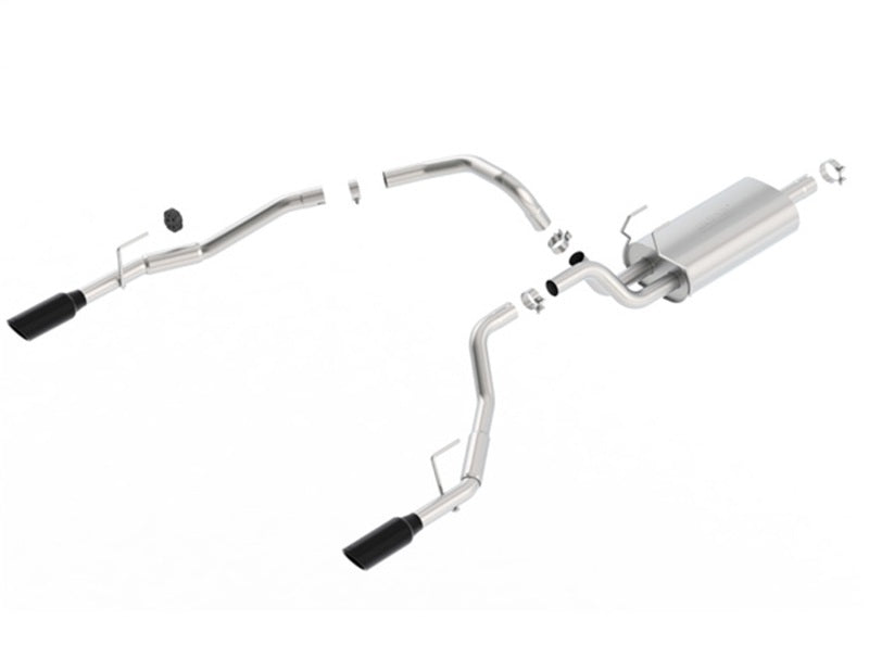 Borla 09-17 Ram 1500 5.7L V8 Black Chrome Touring Cat-Back Exhaust System Part #140552BC