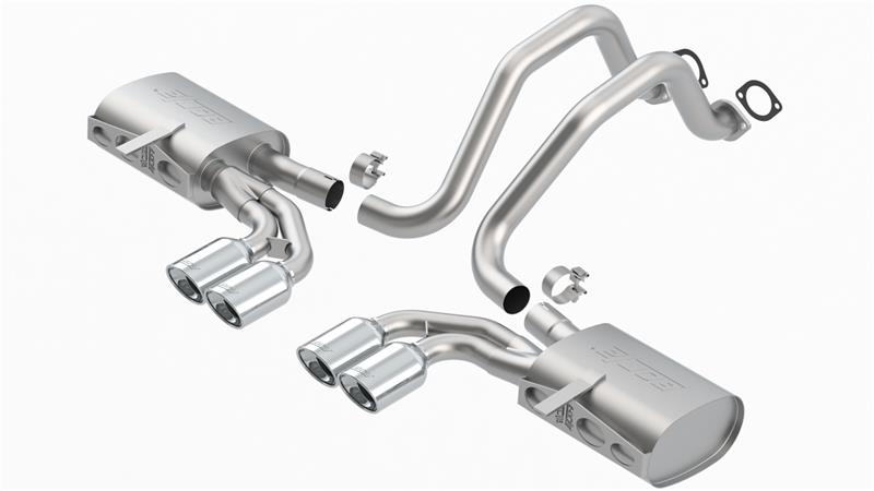 Borla 97-04 Chevrolet Corvette 5.7L V8 Touring Cat-Back Exhaust System with Dual Polished Tips