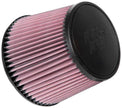 K&N Universal Clamp-On Air Filter for Ford F-250 Super Duty – 6-inch Flanged, 7-1/2-inch Base, 5-7/8-inch Top, 6-inch Height Part Number RU-5173