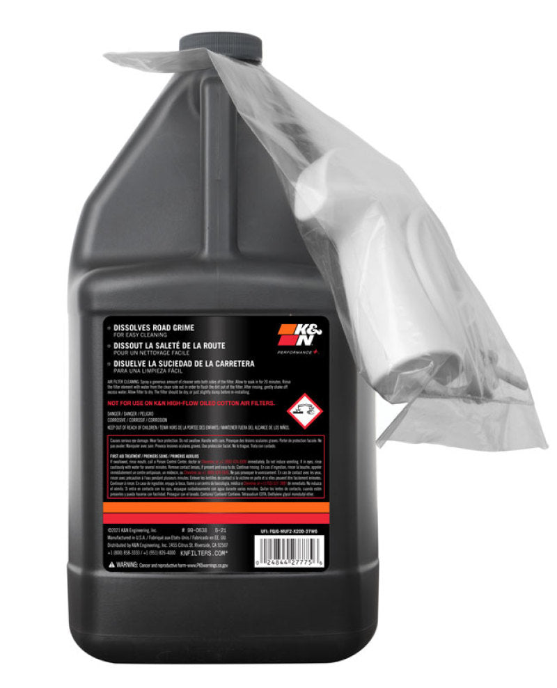 K&N Heavy Duty Air Filter Cleaner 1 Gallon - Model 99-0638 for Commercial Diesel Engines