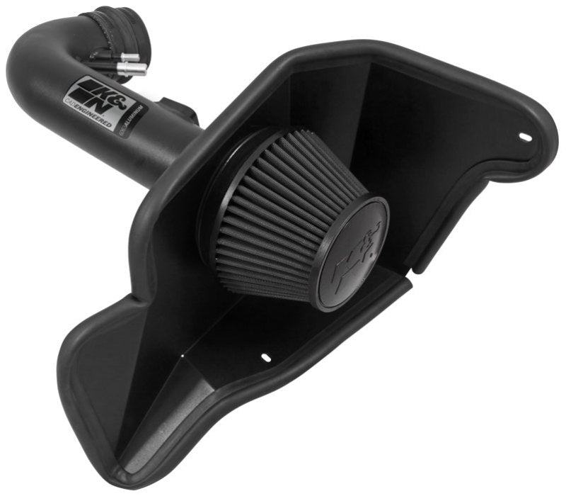 K&N Engineering 71-3535 Black Performance Cold Air Intake Kit for Ford Mustang 5.0L V8