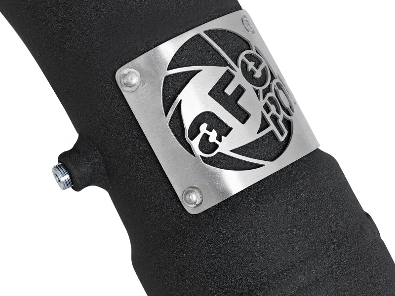 aFe Power BladeRunner 3.5-inch to 3-inch Aluminum Cold Side Intercooler Tube for 2017-2018 Ford F-150 Raptor (Part #46-20299-B)