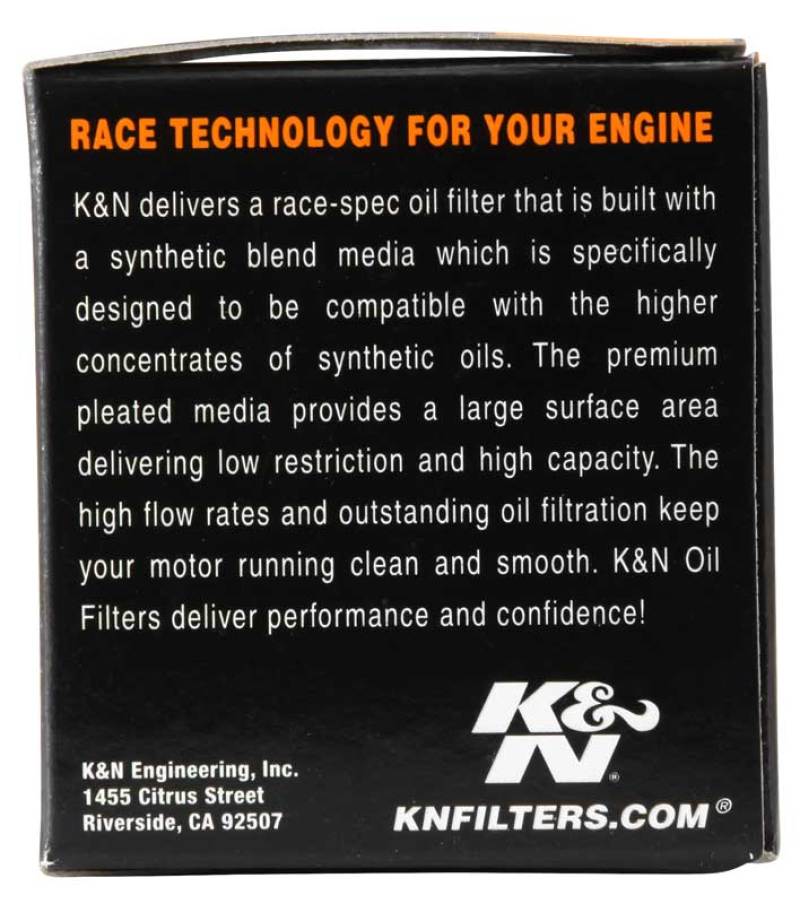 K&N Engineering Part KN-145 Powersports Cartridge Oil Filter for Yamaha, Aprilia, MZ, Sachs, and Derbi Bikes