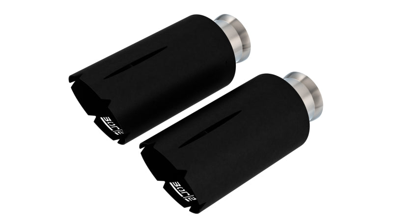 Borla 21-24 Ram 1500 TRX 6.2L V8 and RHO 3.0L V6 4WD Crew Cab 5-Inch Black Coated Exhaust Tips - Part Number 60719CB