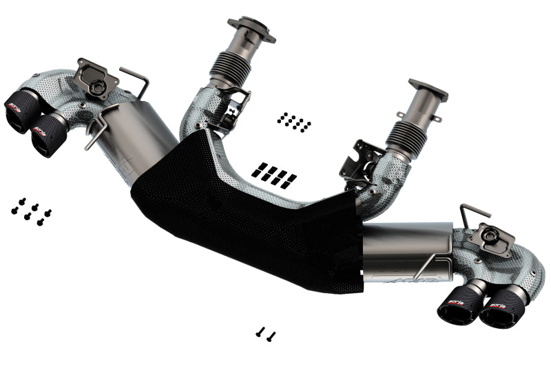 Borla ATAK 3-Inch Cat-Back Exhaust System for 2020-2025 Chevrolet Corvette C8 with Dual Round Carbon Fiber Tips