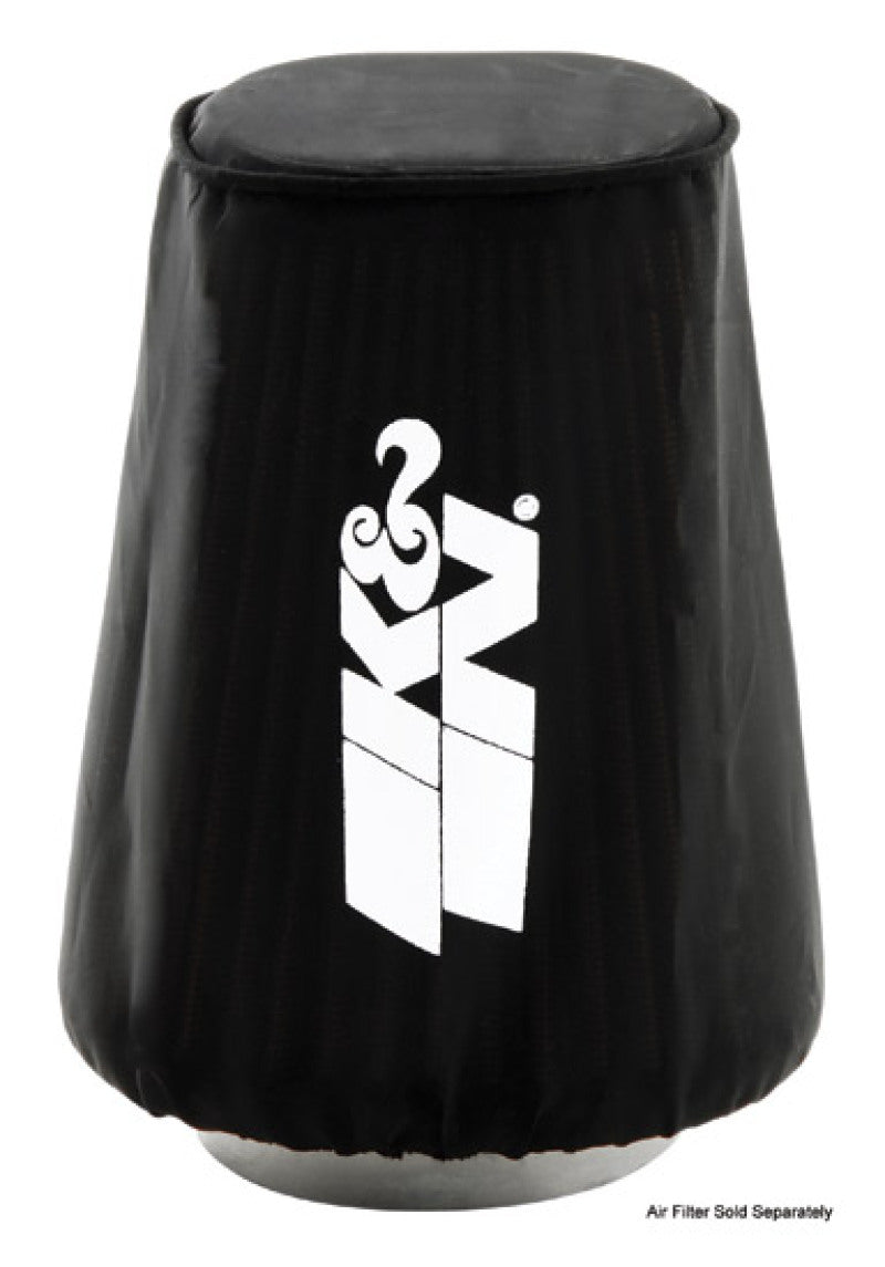 K&N Engineering RC-3680DK Drycharger Black Air Filter Wrap for Enhanced Airflow and Water Resistance