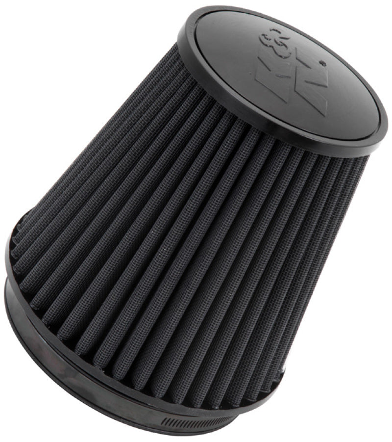 K&N Engineering RU-3101HBK Black Universal Round Tapered Air Filter - 6 Inch Flange ID