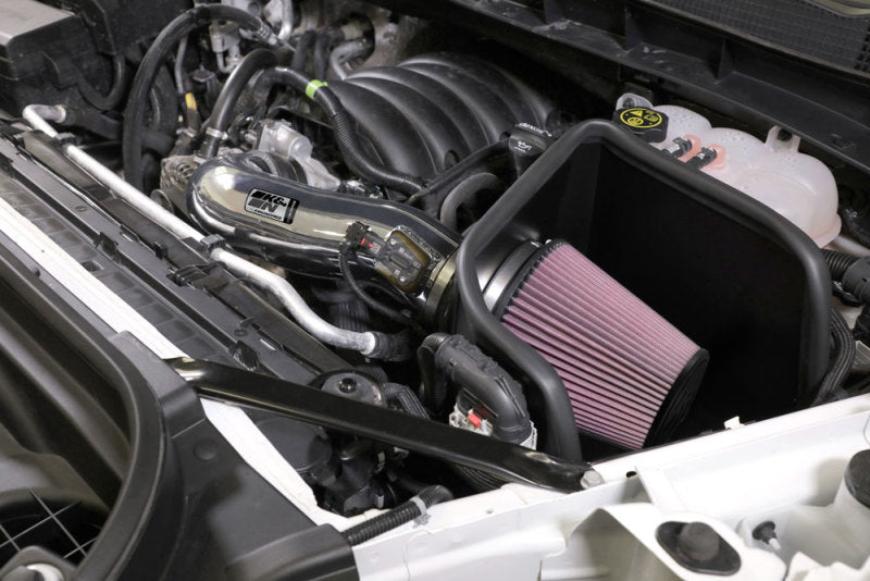 K&N 2019 Chevy Silverado / GMC Sierra 1500 V8-5.3/6.2L Performance Air Intake Kit with Reusable High-Flow Filter