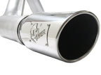 aFe Atlas 4 Inch Aluminized Steel Cat-Back Exhaust System with Polished Tip for Ford F-150 2011-2014 V6-3.5L