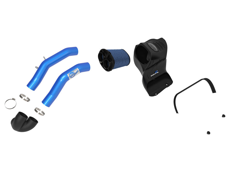 aFe Momentum XP Cold Air Intake System with Pro 5R Filter for 2015-2016 Ford F-150 V8 5.0L - Blue