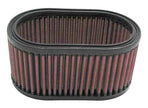 K&N Engineering Custom High-Flow Oval Air Filter for 1987 Ducati 750 Paso - 7 x 4.5 inches
