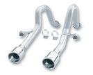 Borla 97-04 Chevrolet Corvette 5.7L V8 Straight Pipe Cat-Back Exhaust System with Dual 4-inch Tips