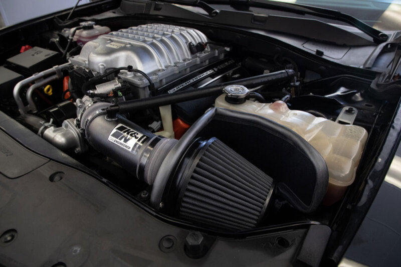 K&N Engineering 17-23 Dodge Charger and Challenger Hellcat SC 6.2L V8 DryFlow Performance Air Intake System