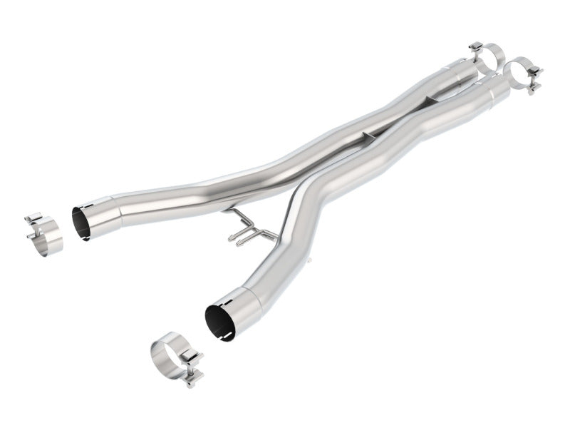 Borla 60548 X-Pipe for 2014-2019 Chevrolet Corvette Stingray, Grand Sport, Z06 – 2.75 Inch Performance Exhaust Merge X-Pipe