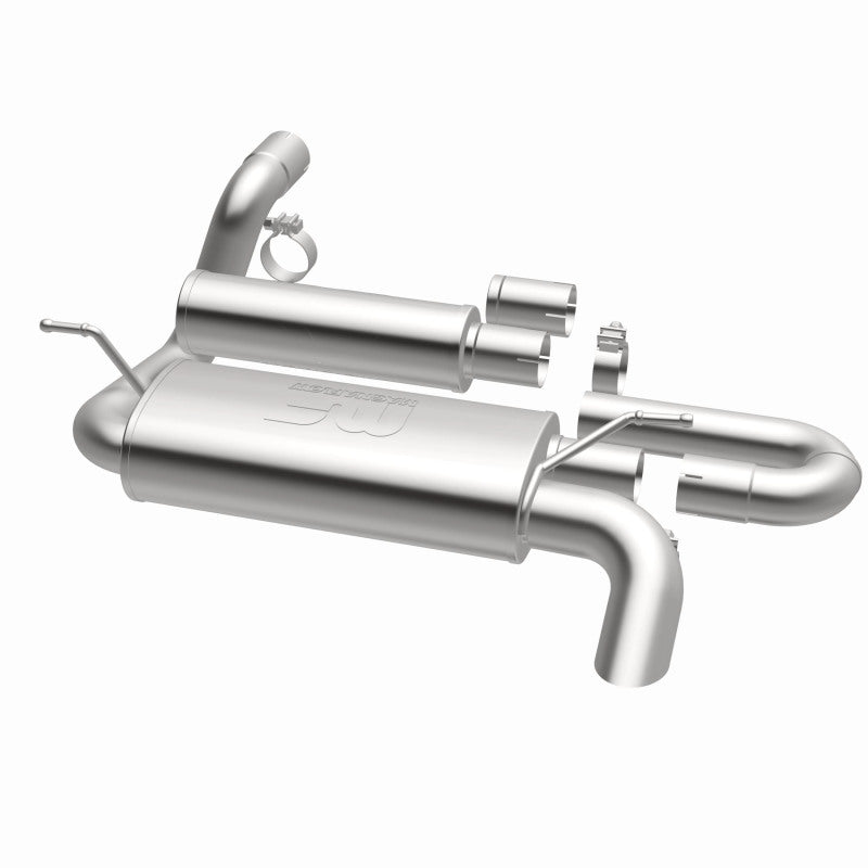MagnaFlow Overland Series Axle-Back Exhaust System for Jeep Wrangler JL 2018-2024 with 2.0L/3.6L Engines