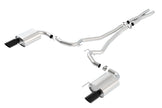 Borla Atak S Cat-Back Exhaust System for 2015-2017 Ford Mustang GT 5.0L V8, Black Chrome Finish