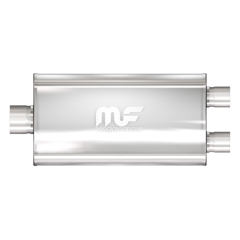 MagnaFlow Part 12587 Stainless Steel Oval Performance Muffler for Enhanced Exhaust Sound
