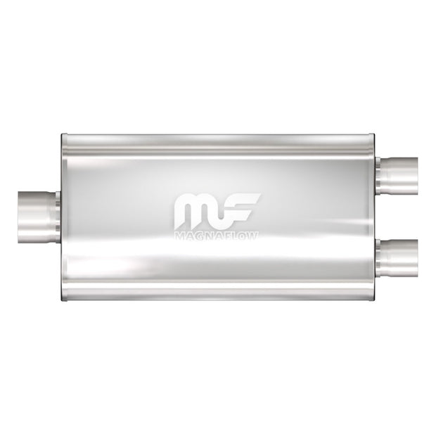 MagnaFlow Part 12587 Stainless Steel Oval Performance Muffler for Enhanced Exhaust Sound