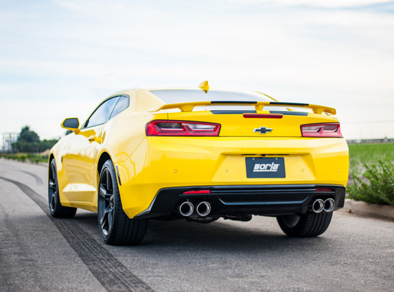 Borla X-Pipe with Mid-Pipes for 2016-2024 Chevrolet Camaro SS and LT1 6.2L V8, Part Number 60610