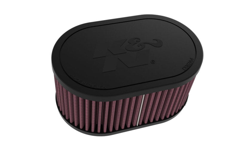 K&N Engineering 2-1/8 inch Dual Flanged Universal Clamp-On Air Filter – 6-1/4 x 4 inch Outer Diameter