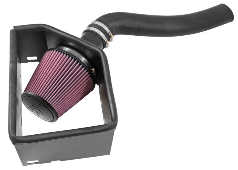 K&N Engineering 57-1571 High-Flow Cold Air Intake Kit for 2014-2015 Ram 1500 with 3.0L V6 Diesel