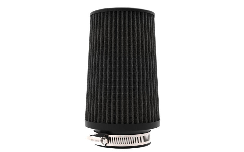 K&N Engineering RU-3112HBK Universal Air Filter – 4 inch Flange, Oil-Free Synthetic Media for Automotive Applications