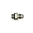 DeatschWerks 6AN ORB Male to 6AN Male Flare Adapter with O-Ring - Anodized Titanium