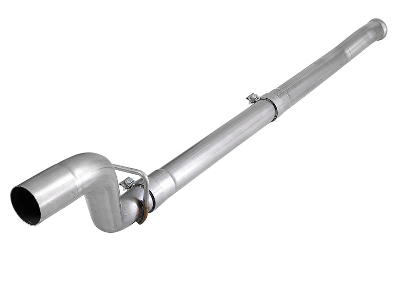 aFe MACH Force-Xp 2-1/2in Stainless Steel Mid-Pipe with Resonator Delete for Jeep Wrangler JL 18-26 3.6L
