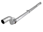 aFe MACH Force-Xp 2-1/2in Stainless Steel Mid-Pipe with Resonator Delete for Jeep Wrangler JL 18-26 3.6L