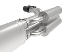 aFe Rebel Series 3-Inch 409 Stainless Steel Cat-Back Exhaust System with Black Tips for Ford F-250/F-350 2017-2020 V8 6.2L/7.3L