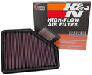 K&N Engineering 33-5051 High-Flow Reusable Air Filter for 2016-2019 Chevrolet Volt 1.5L
