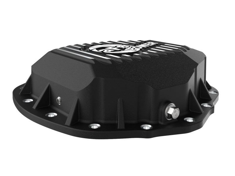 aFe Pro Series Rear Differential Cover with Machined Fins for Chevrolet Silverado 2500 HD and GMC Sierra 2500/3500 HD (Part #46-71260B)