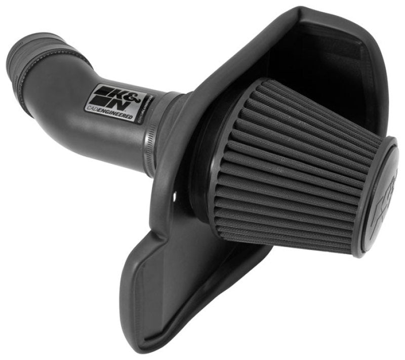K&N Engineering Black Performance Intake Kit for 2011-2015 Dodge Challenger, 2012-2015 Dodge Charger, and Chrysler 300 V8 Models (Part #71-2545)