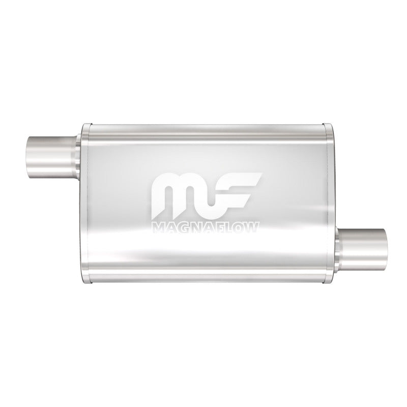 MagnaFlow Mag SS 14x4x9 Oval Straight-Through Performance Exhaust Muffler Part #11236 for Ford Mustang