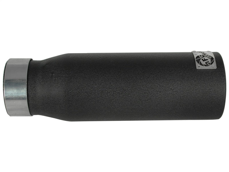aFe MACH Force-XP 3-inch to 4-inch Stainless Steel Exhaust Tip with Black Finish - Part Number 49-92043-B
