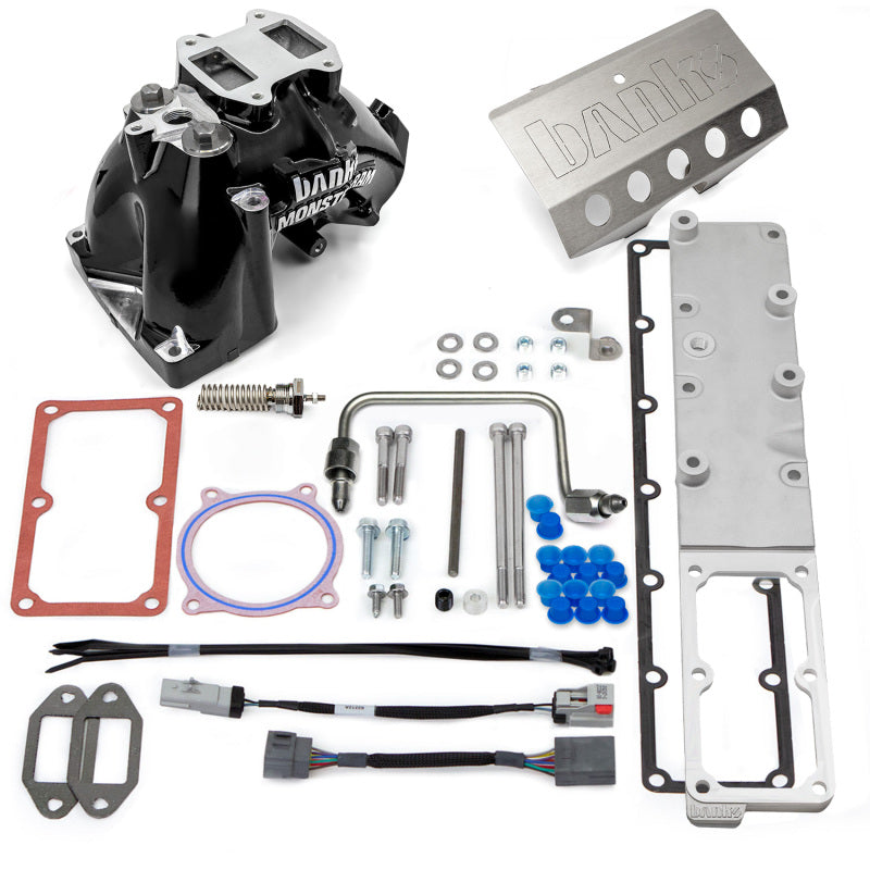Banks Power 42797-B Monster-Ram Intake System for 2007.5-2012 Dodge Ram 6.7L Cummins with High-Flow Heater and Fuel Line Upgrade
