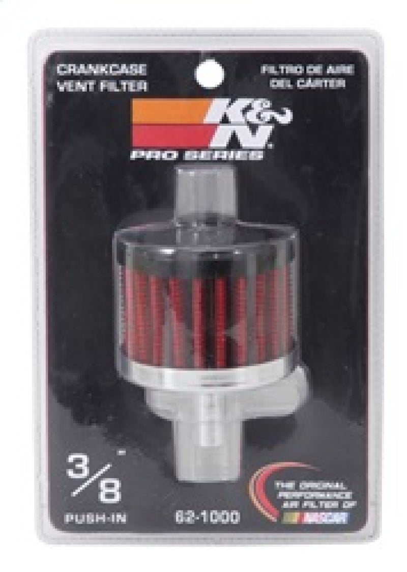 K&N Engineering 62-1000 Steel Base Crankcase Vent Filter for Classic and Racing Applications