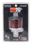 K&N Engineering 62-1000 Steel Base Crankcase Vent Filter for Classic and Racing Applications