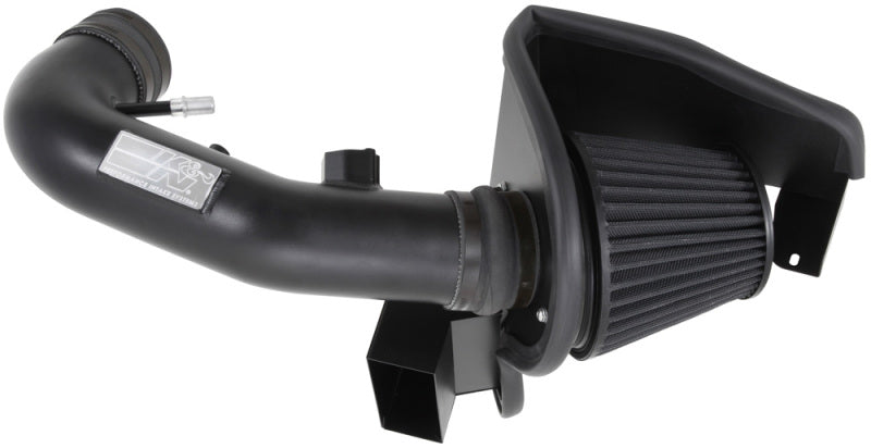 K&N Engineering 71-3527 Black Performance Cold Air Intake Kit for Ford Mustang GT 5.0L V8 (2011-2014)