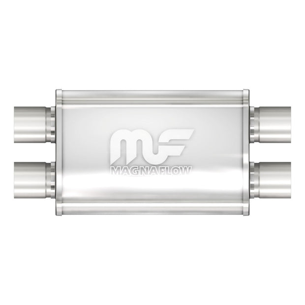 MagnaFlow 11385 Stainless Steel 4x9 inch Oval Straight-Through Performance Muffler