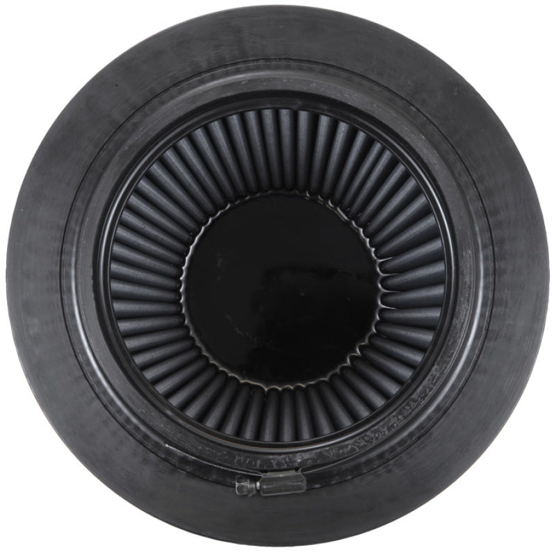 K&N Engineering RU-5177HBK Black Universal Round Tapered Air Filter – 6 Inch Flange, 9 Inch Base Diameter, 6.625 Inch Top Diameter, 7.5 Inch Height