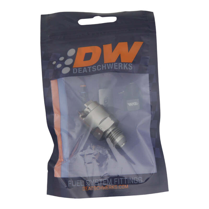 DeatschWerks 6AN Male Flare to 1/4 Inch Female EFI Quick Connect Adapter