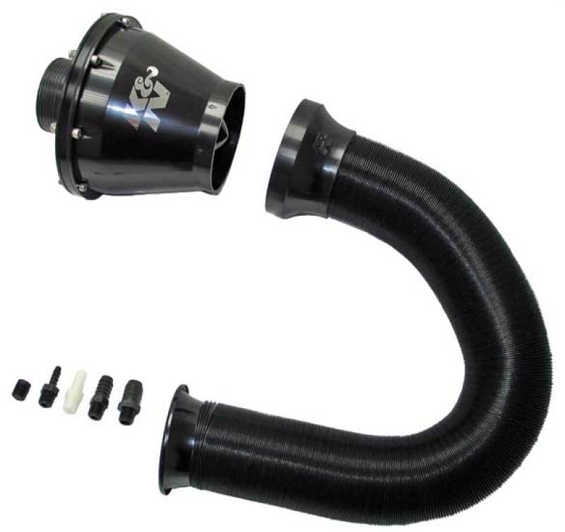 K&N Engineering Universal Apollo Black Cold Air Intake System - 70mm Flanged Fitment